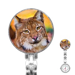 Tiger Beetle Lion Tiger Animals Stainless Steel Nurses Watch