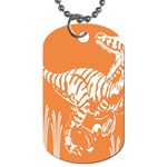 Animals Dinosaur Ancient Times Dog Tag (Two Sides) Front