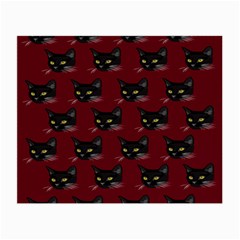 Face Cat Animals Red Small Glasses Cloth