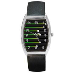 Stock Illustration Rendering Seven Volume Barrel Style Metal Watch