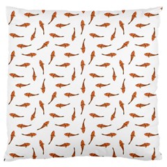 Koi Fishes Motif Pattern Standard Flano Cushion Case (one Side) by dflcprintsclothing