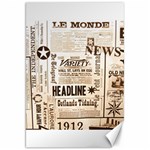 Vintage Newspapers Headline Typography Canvas 20  x 30   19.62 x28.9  Canvas - 1