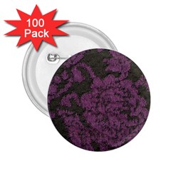 Purple Black Red Fabric Textile 2 25  Buttons (100 Pack)  by Celenk