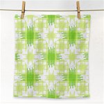 Intersecting Lines Pattern Face Towel Front