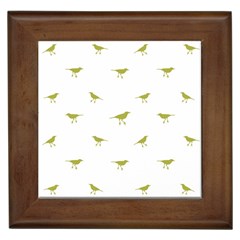 Birds Motif Pattern Framed Tiles by dflcprints