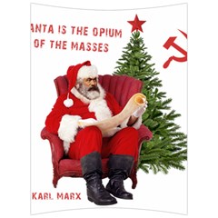 Karl Marx Santa  Back Support Cushion by Valentinaart