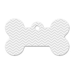 Light Chevron Dog Tag Bone (one Side) by jumpercat