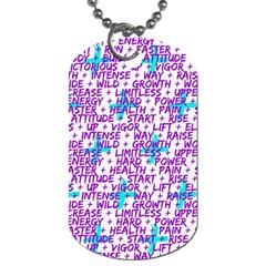 Hard Workout Dog Tag (two Sides) by jumpercat