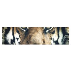 Tiger Bengal Stripes Eyes Close Satin Scarf (oblong) by BangZart