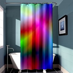 Course Gradient Background Color Shower Curtain 36  X 72  (stall)  by BangZart