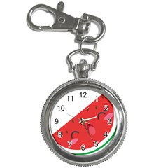 Watermelon Red Network Fruit Juicy Key Chain Watches by BangZart