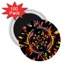 Spiky Abstract 2 25  Magnets (100 Pack)  by linceazul