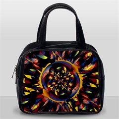 Spiky Abstract Classic Handbags (one Side) by linceazul