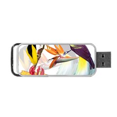 Birds Of Paradise Portable Usb Flash (one Side) by TKKdesignsCo