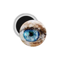 Eye Blue Girl Art Abstract 1 75  Magnets