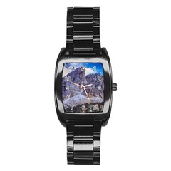 Rock Sky Nature Landscape Stone Stainless Steel Barrel Watch by Celenk