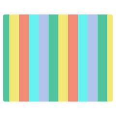 Summer Stripes Double Sided Flano Blanket (medium)  by snowwhitegirl