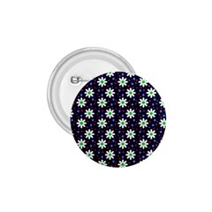 Daisy Dots Navy Blue 1 75  Buttons by snowwhitegirl