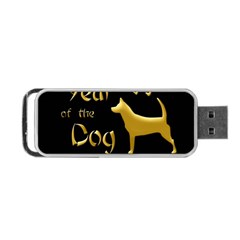 Year Of The Dog - Chinese New Year Portable Usb Flash (two Sides) by Valentinaart