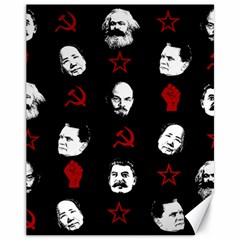 Communist Leaders Canvas 11  X 14   by Valentinaart