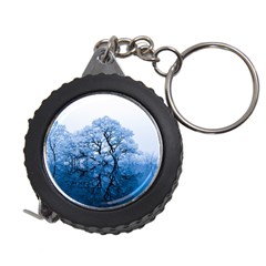 Nature Inspiration Trees Blue Measuring Tape