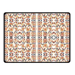 Multicolored Geometric Pattern  Double Sided Fleece Blanket (small)  by dflcprints