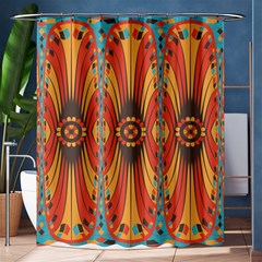 Geometric Extravaganza Pattern Shower Curtain 60  X 72  (medium)  by linceazul