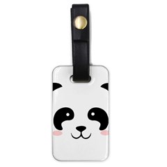 Panda  Luggage Tags (one Side)  by Valentinaart