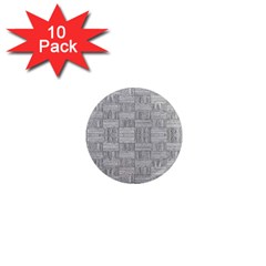 Texture Wood Grain Grey Gray 1  Mini Magnet (10 Pack) 