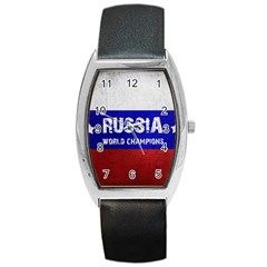 Football World Cup Barrel Style Metal Watch by Valentinaart