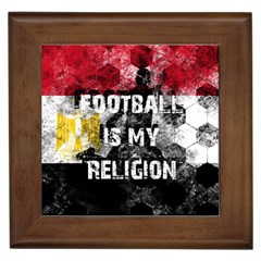 Football Is My Religion Framed Tiles by Valentinaart