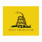 Gadsden Flag Don t tread on me Small Glasses Cloth (2-Side) Front