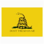 Gadsden Flag Don t tread on me Large Glasses Cloth (2-Side) Front