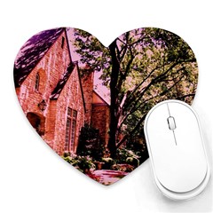 Hot Day In  Dallas 6 Heart Mousepads by bestdesignintheworld