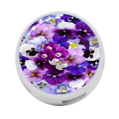 Graphic Background Pansy Easter 4-port Usb Hub (one Side) by Sapixe