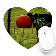 Pumpkins 10 Heart Mousepads by bestdesignintheworld