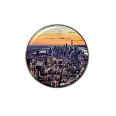 New York Skyline Architecture Nyc Hat Clip Ball Marker by Simbadda