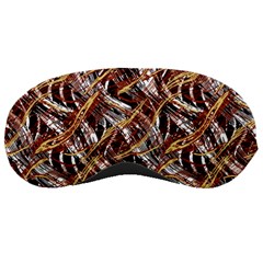 Colorful Wavy Abstract Pattern Sleeping Masks by dflcprints