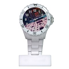 Industry Fractals Geometry Graphic Plastic Nurses Watch by Sapixe