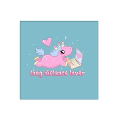 Long Distance Lover - Cute Unicorn Satin Bandana Scarf by Valentinaart