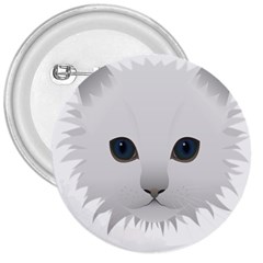 Cat Animal Pet Kitty Cats Kitten 3  Buttons by Sapixe