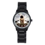 Legend Of The Sky Stainless Steel Round Watch Front