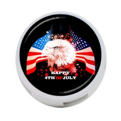 Independence Day, Eagle With Usa Flag 4-port Usb Hub (two Sides) by FantasyWorld7