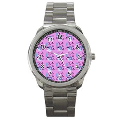 Punk Baby Pink Sport Metal Watch by snowwhitegirl