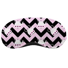 Pink Teapot Chevron Sleeping Masks by snowwhitegirl