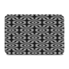 Monochrome Centipede Arabesque Plate Mats by linceazul