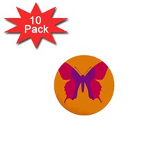 Butterfly Wings Insect Nature 1  Mini Buttons (10 Pack)  by Nexatart