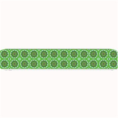 Floral Circles Green Small Bar Mats by BrightVibesDesign