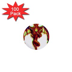 Demon 1  Mini Buttons (100 Pack)  by ShamanSociety