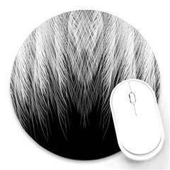 Feather Graphic Design Background Round Mousepads by Nexatart